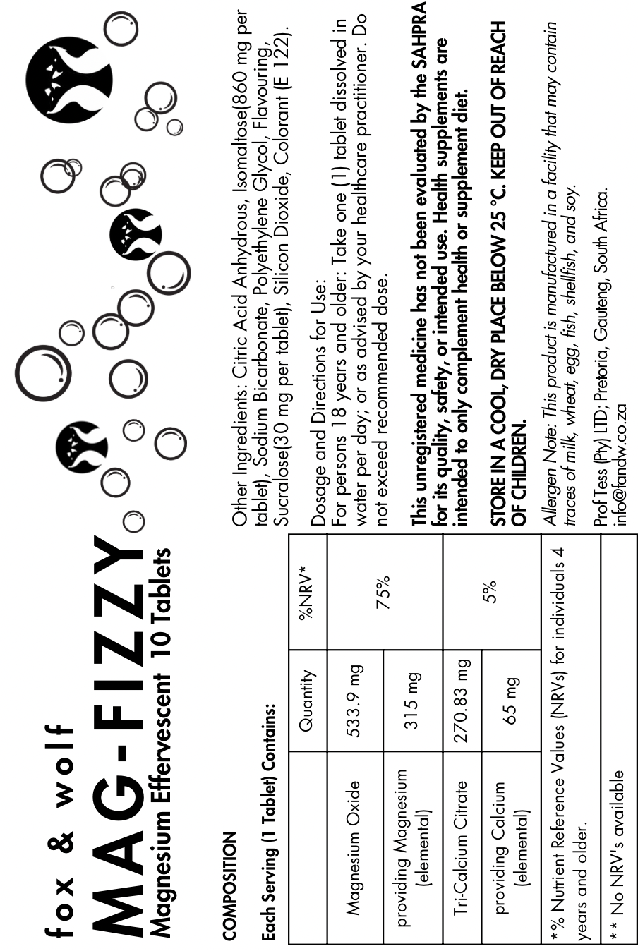 Magnesium Effervescent