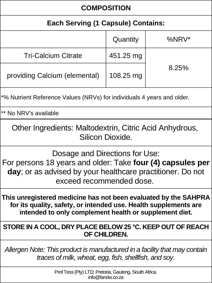 Calcium Capsules